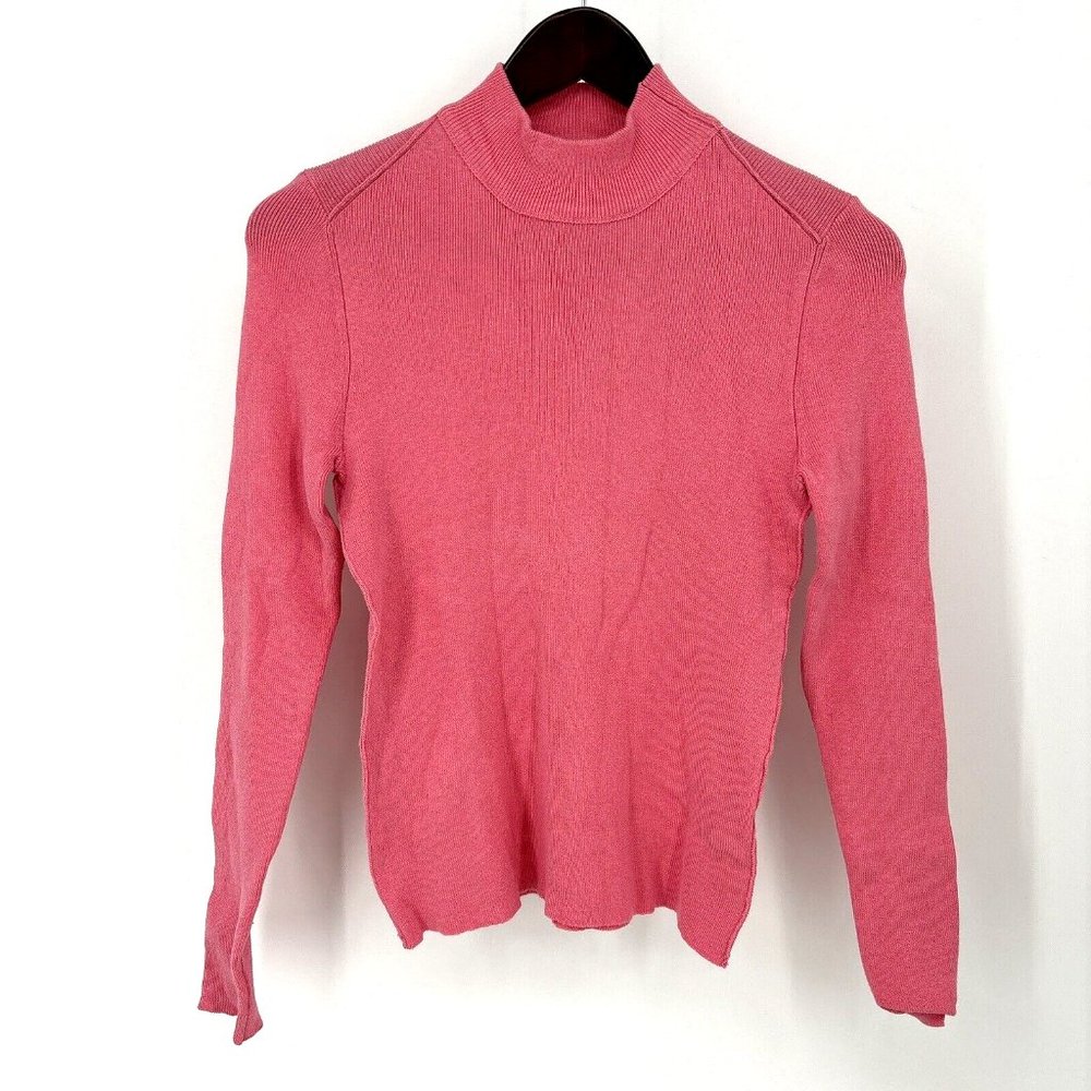 NWT $45 Urban Outfitters BDG Shirt‎ Women Large Mock Neck Long Sleeve Ribbed